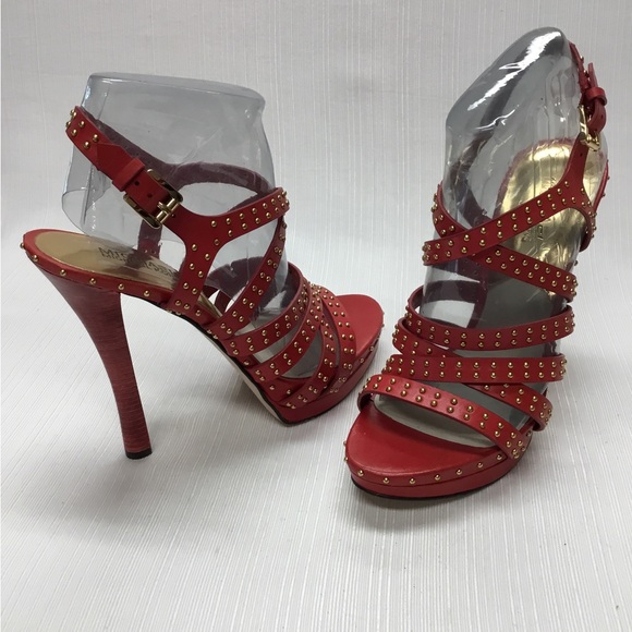 Michael Kors Exciting Red Heels - Picture 5 of 9